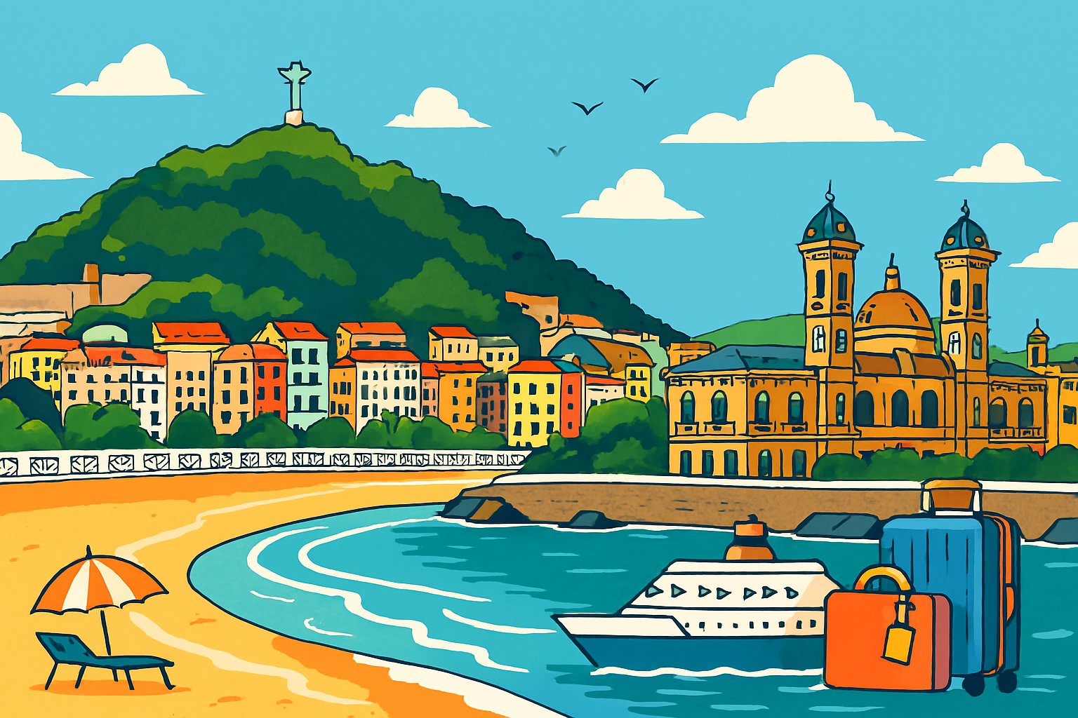 Week-end à Saint-Sébastien pour moins de 200€ : Mon récit complet [2025]